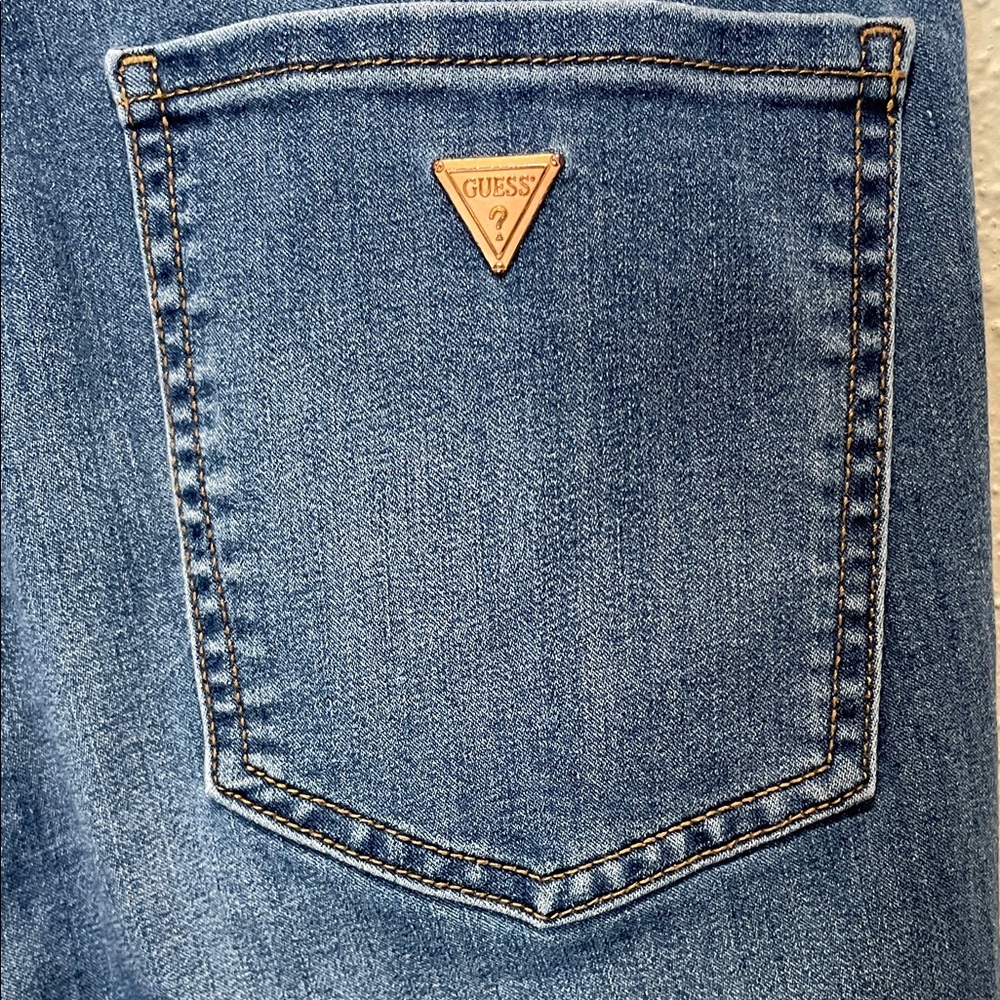 Guess High Rise Blue Women's Jeans - Picture 3 of 4